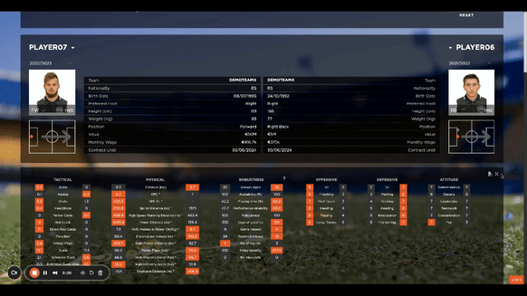 KB - Players _ Compare Players Percentage